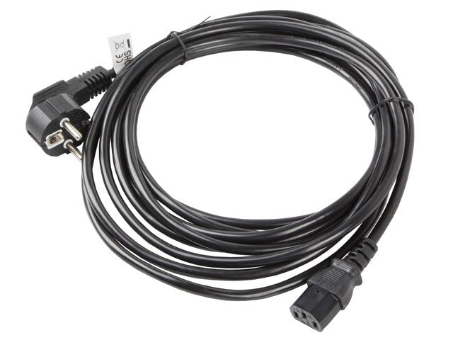 Lanberg Cable De Alimentacion Ca-C13c-11cc-0100-Bk Conectores Schuko / Iec320 C13 10 Metros