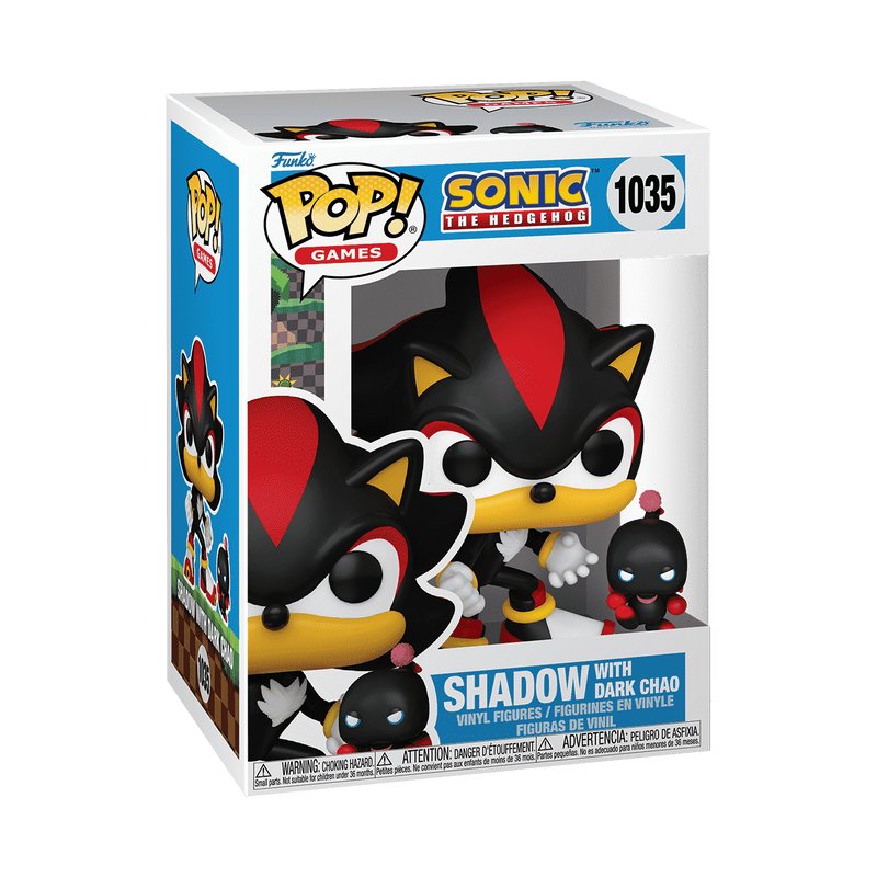 Funko Pop Pop & Buddy Sonic The Hedgehog Shadow Con Dark Chao 80308