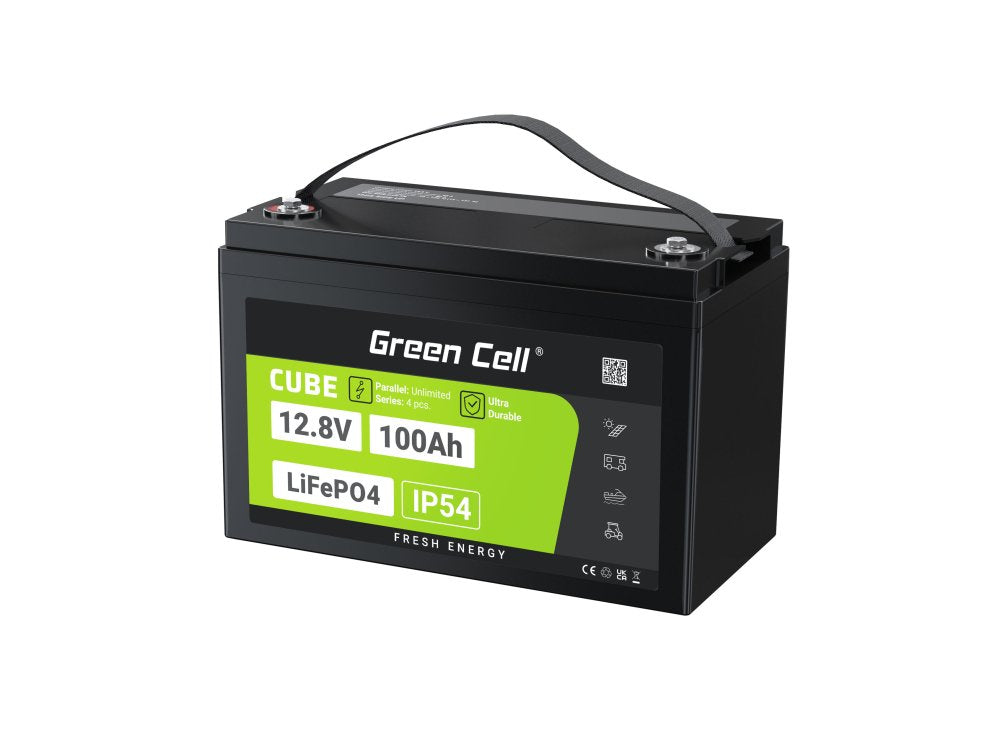 EAN 5904326374836 - Green Cell LFPGC12V100AH batería para sistema ups Fosfato de hierro-litio (LiFePo4) 12,8 V 100 Ah imagen 3