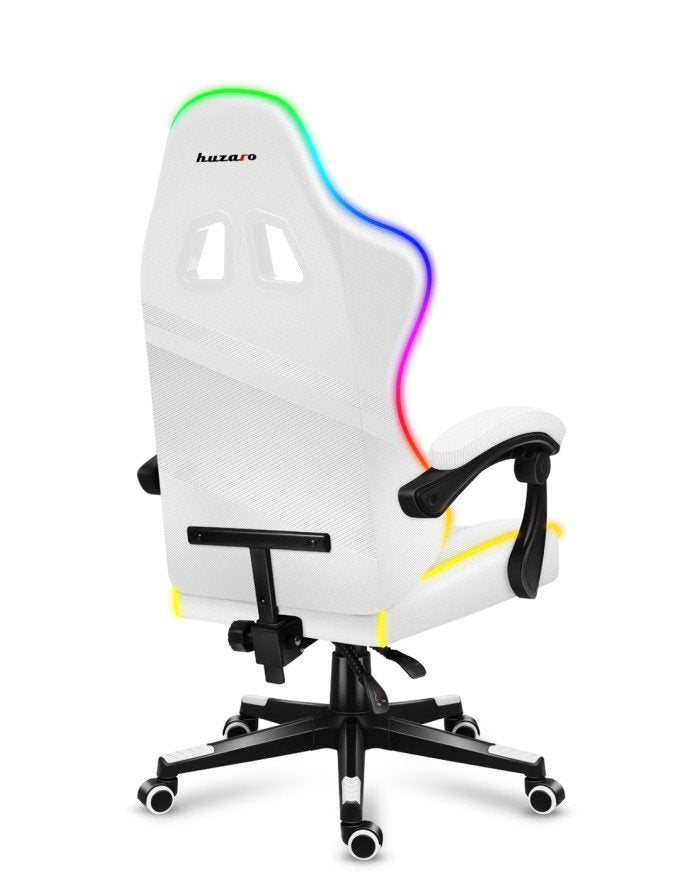 EAN 5903796013184 - Huzaro FORCE 4.4 RGB Silla para videojuegos de PC Asiento (de seguridad) de butaca Blanco imagen 6