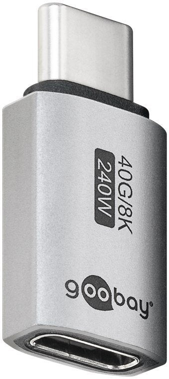 Goobay 74447 Usb-C Adapter Straight, Usb4