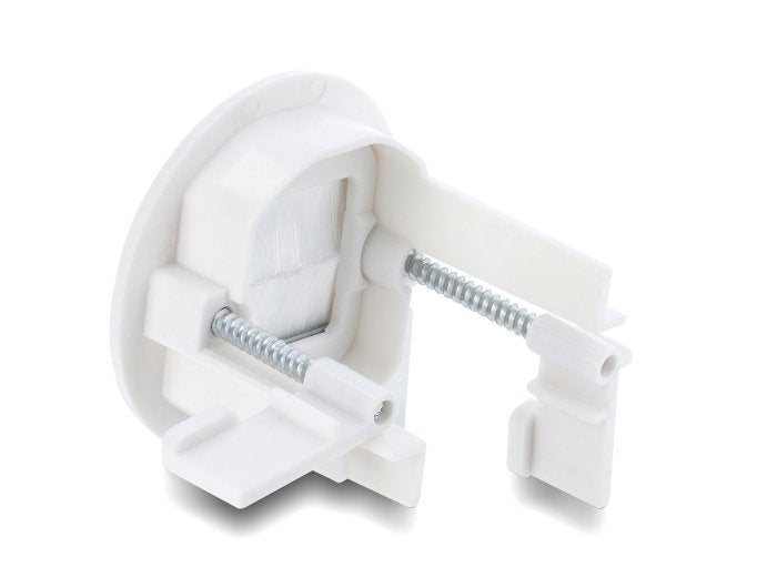 Delock Pasacables Con Cepillo Zur Pared-/Montaje En Mesa