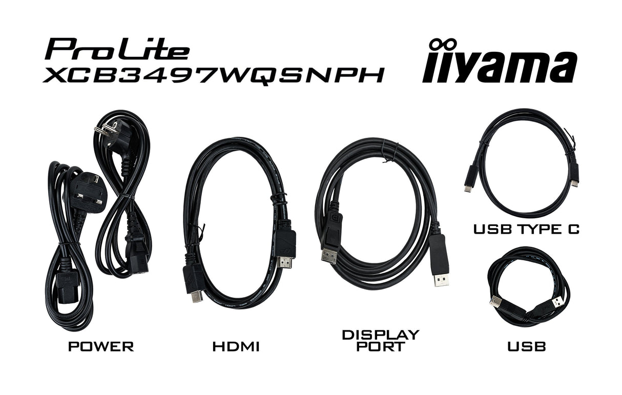 EAN 4948570125296 - iiyama ProLite XCB3497WQSNPH-B1 pantalla para PC 86,4 cm (34") 3440 x 1440 Pixeles UltraWide Quad HD LED imagen 17