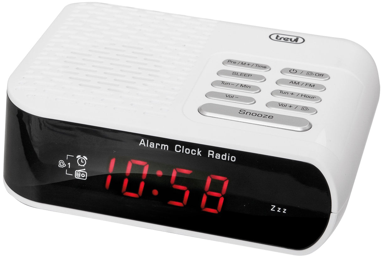 Radio Reloj Trevi Rc 827d Blanco