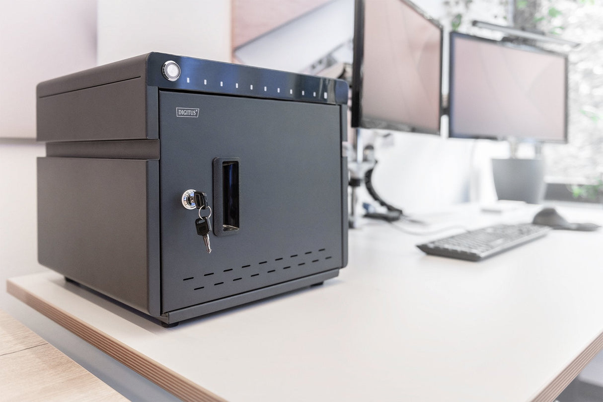 Armario Digitus Dn-45004 Portatiles & Tablets 14" 10 Dispositivos Uv-C Usb-C