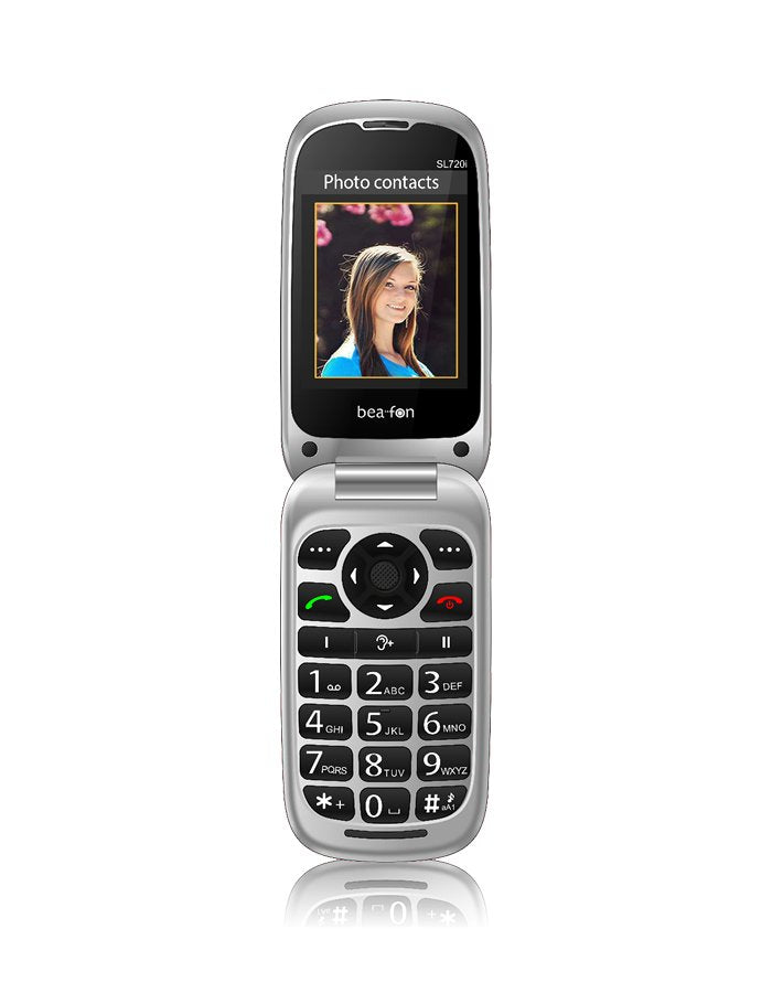 Movil Beafon Sl720i 7,11 Cm (2.8") 125 G Negro, Plata