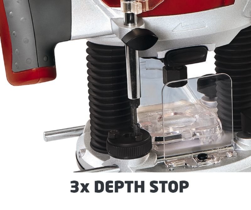 Fresadora Einhell Te-Ro 1255 E (Rojo/Negro, 1200 Vatios) 4350490