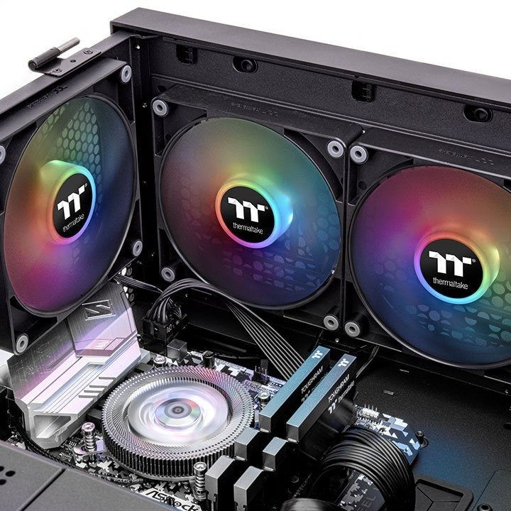 EAN 0841163086322 - Thermaltake CT120 ARGB Sync PC Carcasa del ordenador Ventilador Negro, Blanco 2 pieza(s) imagen 4