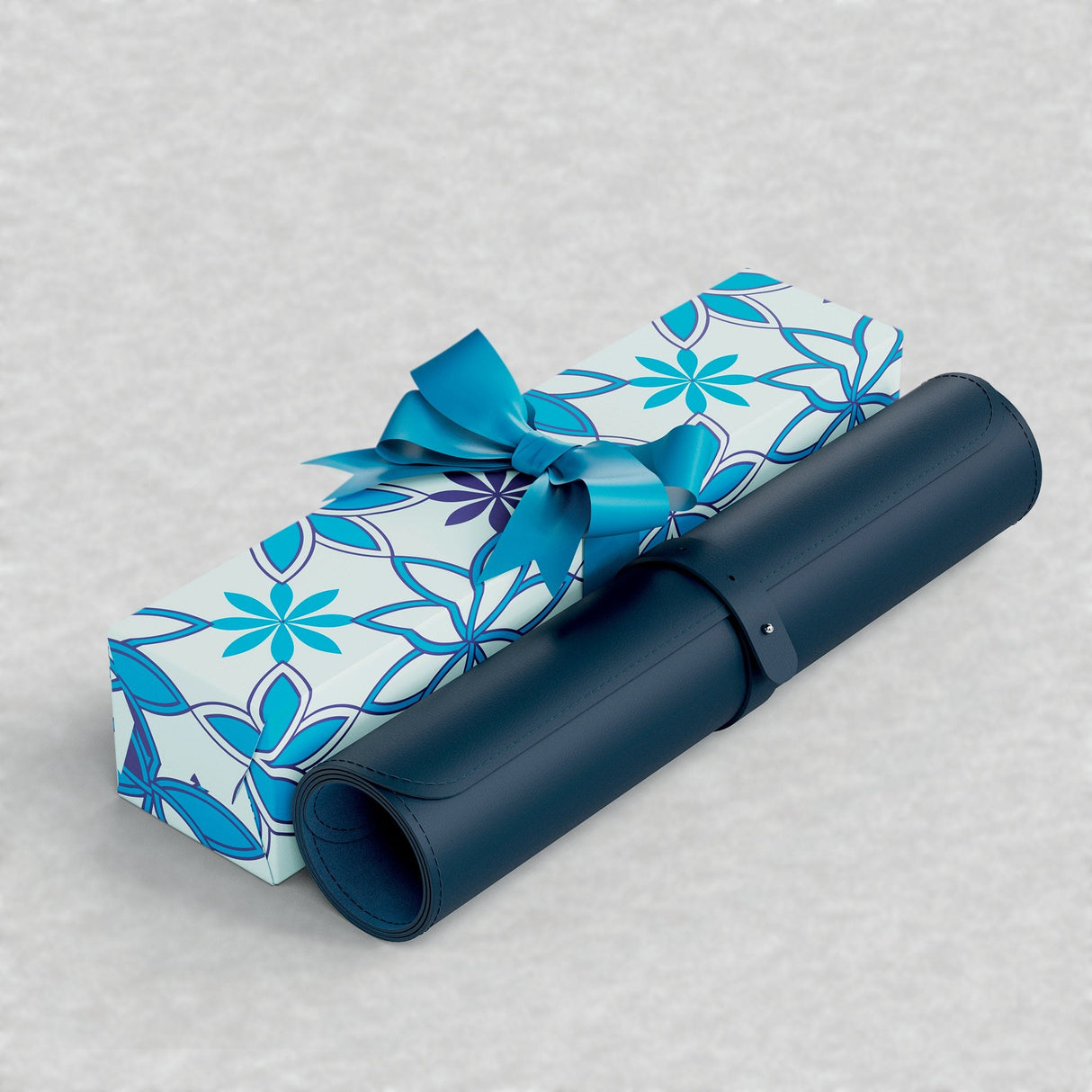 Leitz Alfombrilla De Escritorio Grande 80x40cm - Espesor 2mm - Antideslizante - Impermeable - Azul Oscuro