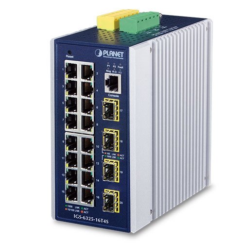EAN 4711605285261 - PLANET IGS-6325-16T4S switch Gestionado L3 Gigabit Ethernet (10/100/1000) Azul, Gris imagen 1