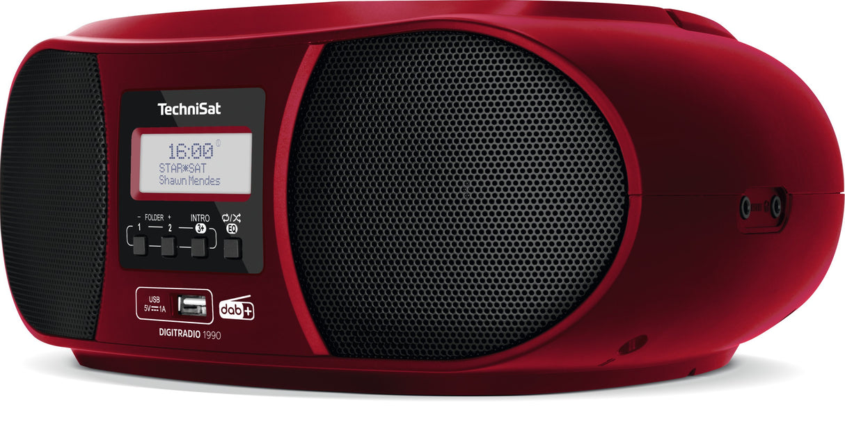 EAN 4019588339521 - TechniSat DigitRadio 1990 Digital 3 W DAB+, FM Rojo Reproducción MP3 imagen 3
