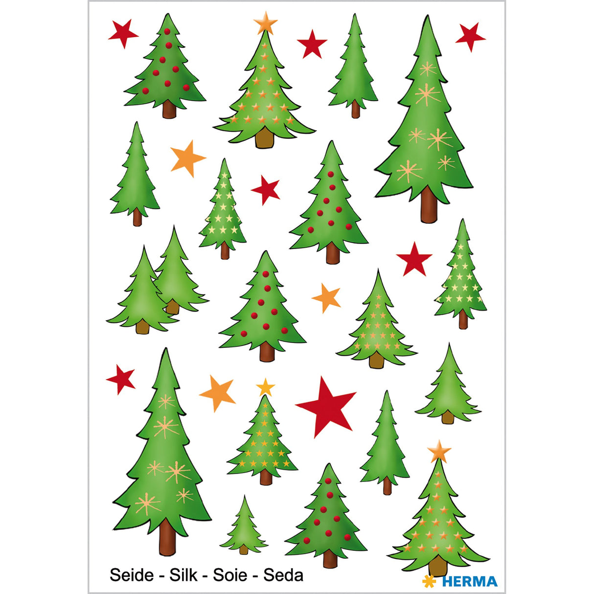 EAN 4008705152334 - HERMA 15233 etiqueta decorativa engomada Seda Multicolor Permanente 28 pieza(s) imagen 2