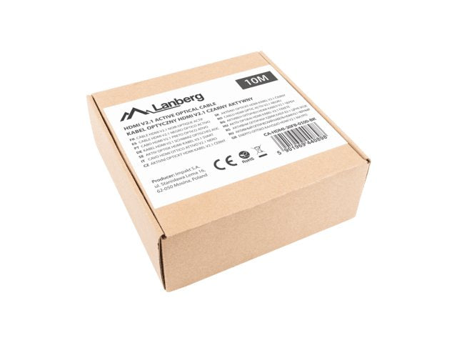 EAN 5901969440898 - Lanberg CA-HDMI-30FB-0100-BK cable HDMI 10 m HDMI tipo A (Estándar) Negro imagen 4