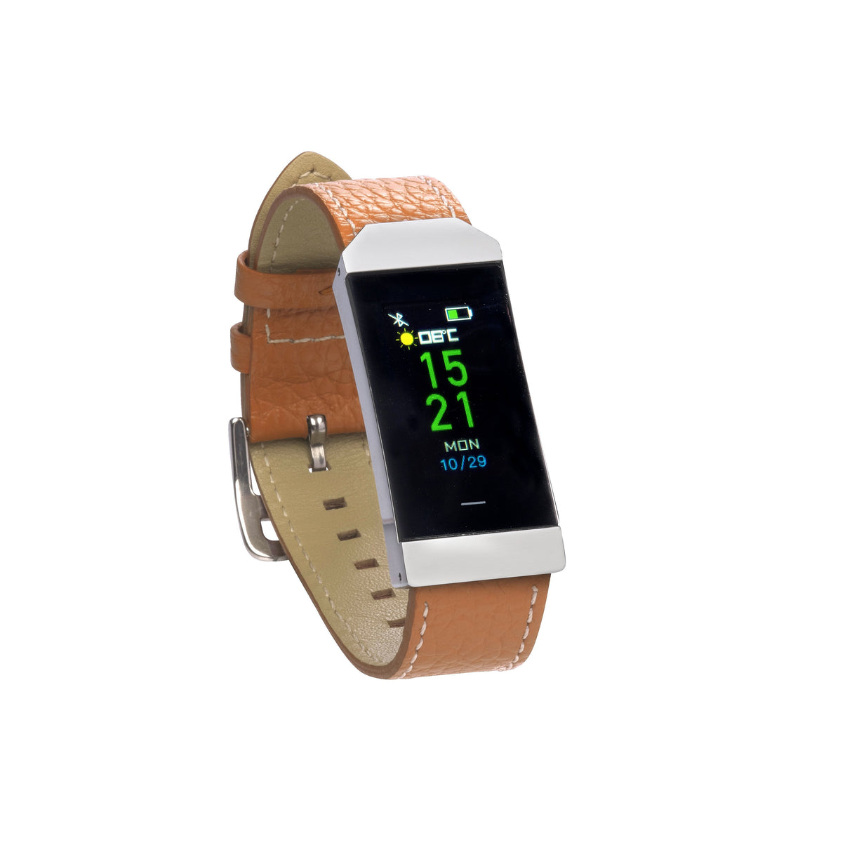 Pulsera Cuantificadora Denver Bfh-250 Brown Bt Pantalla 2.4cm Color Frecuencia Cardiaca Notificaciones Bat 90mah Ip68