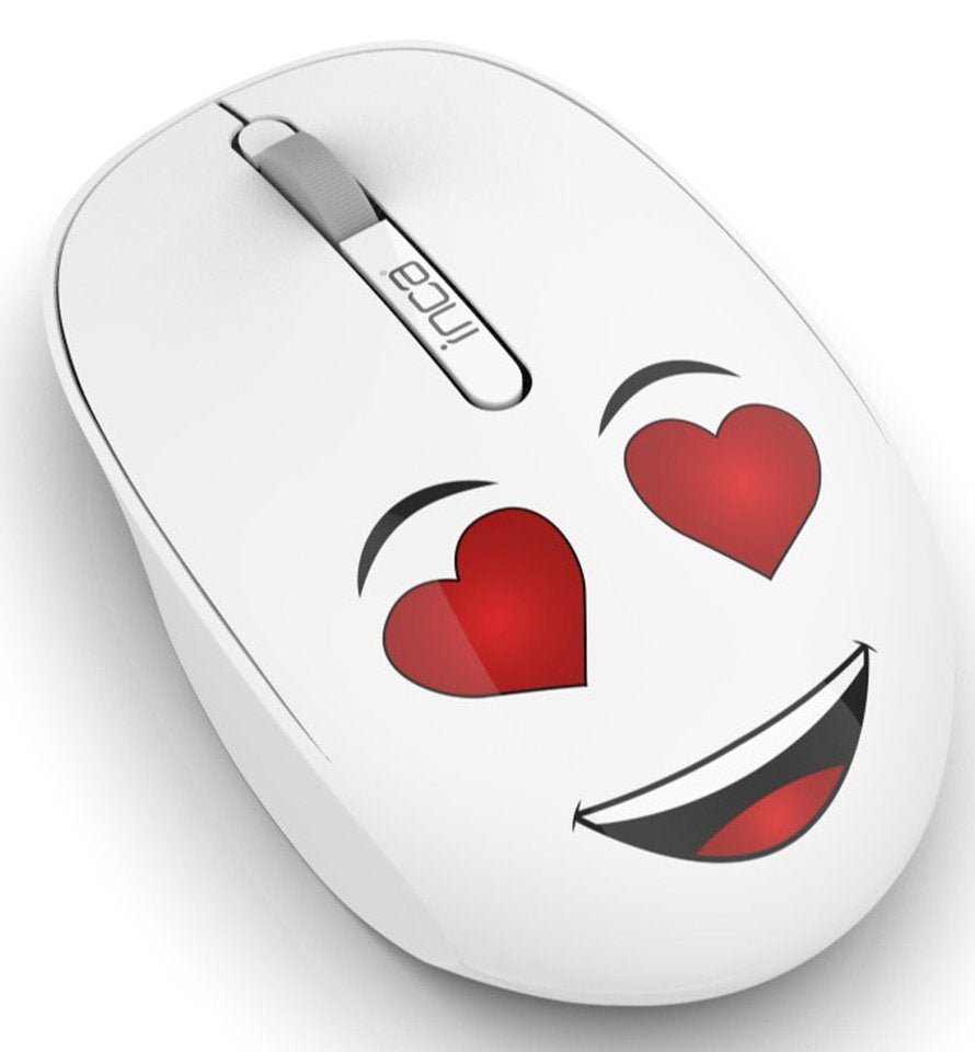 Inca Wrls Raton 1200dpi 3tamen 2.4ghzusb-A Weeny Emoji Ws