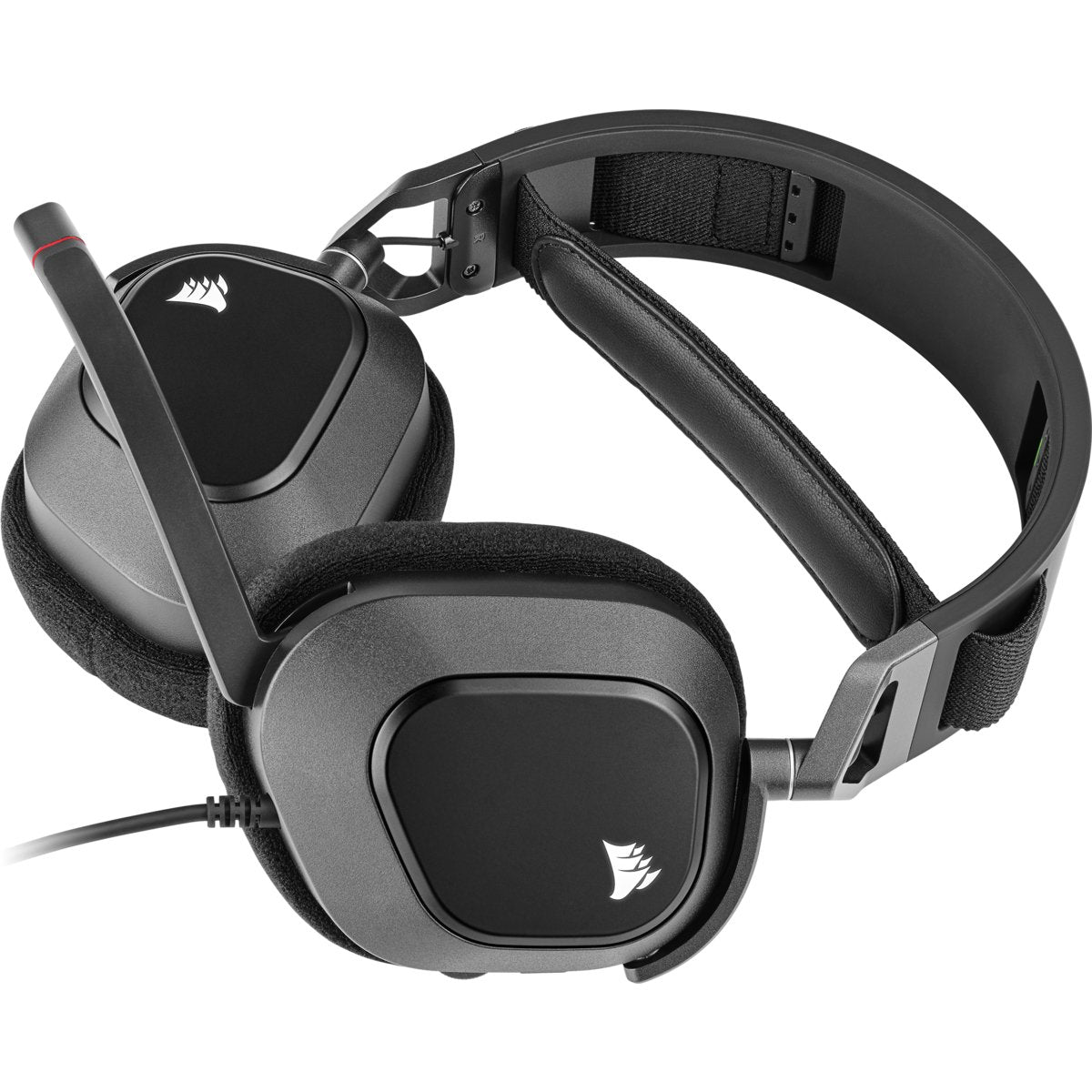 EAN 0840006644484 - Corsair HS80 RGB USB Auriculares Alámbrico De mano Juego Carbono imagen 3
