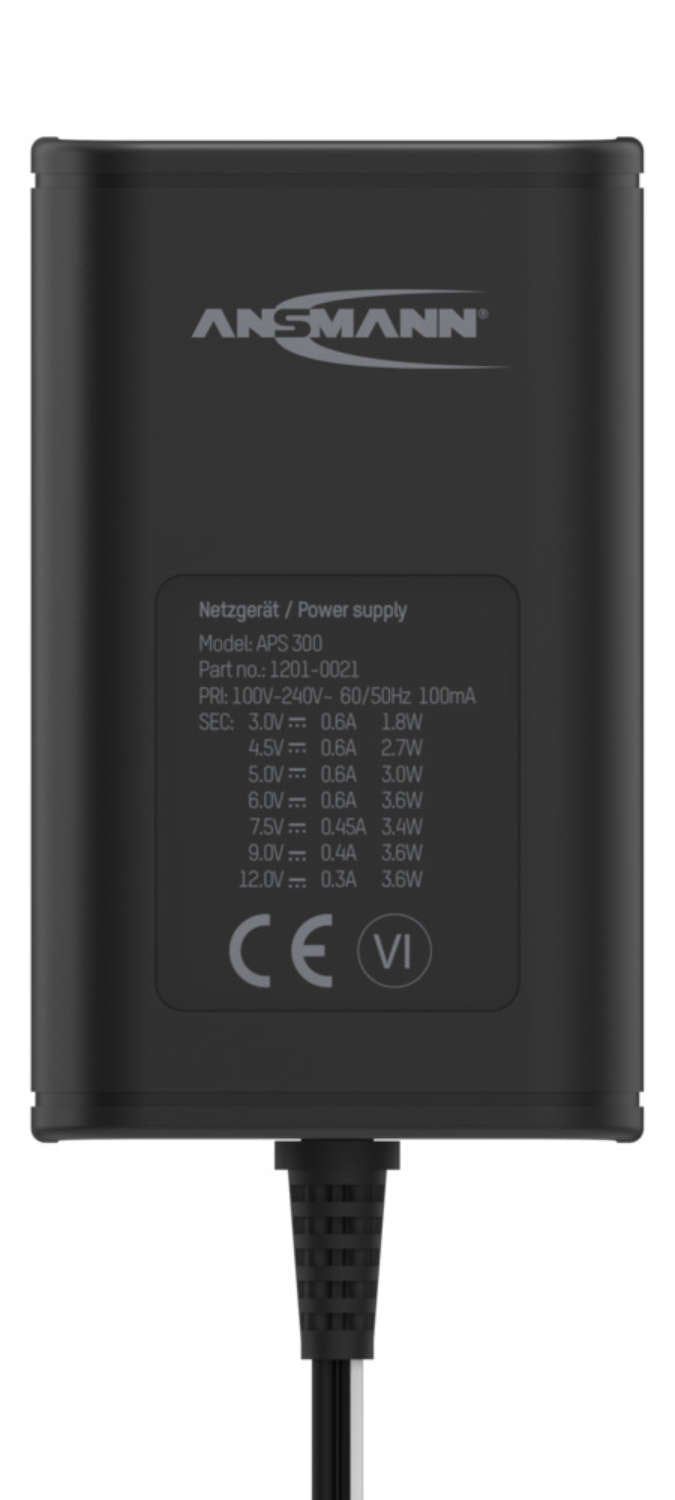 Ansmann Fuente De Alimentación Universal Aps 300 1201-0021