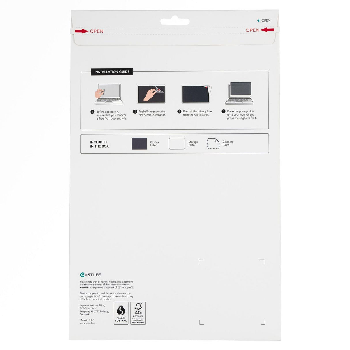 EAN 5715328155756 - eSTUFF GLBW13290206 filtro para monitor imagen 2
