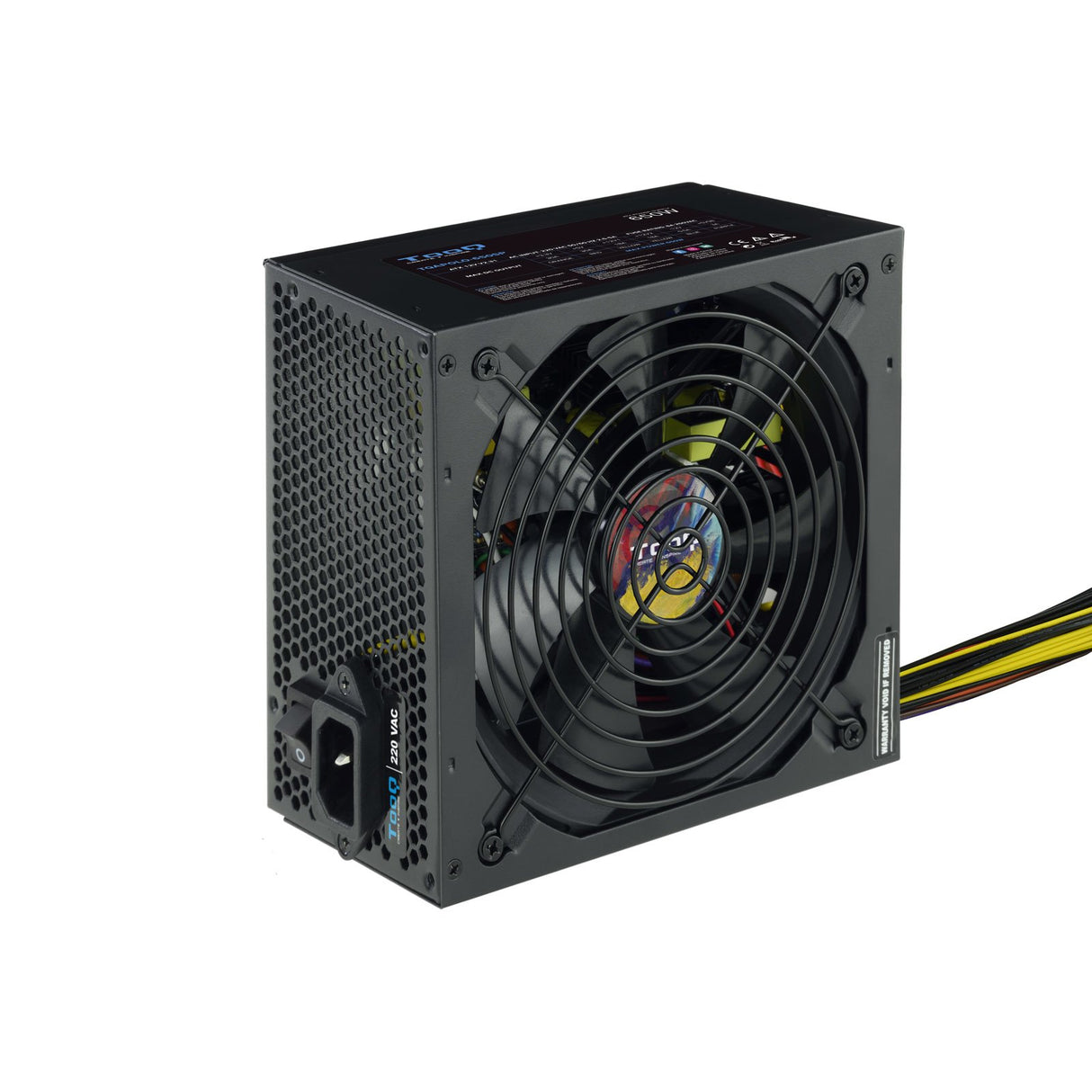 EAN 8433281010291 - TooQ TQAPOLO-650SP unidad de fuente de alimentación 650 W 20+4 pin ATX ATX Negro imagen 1