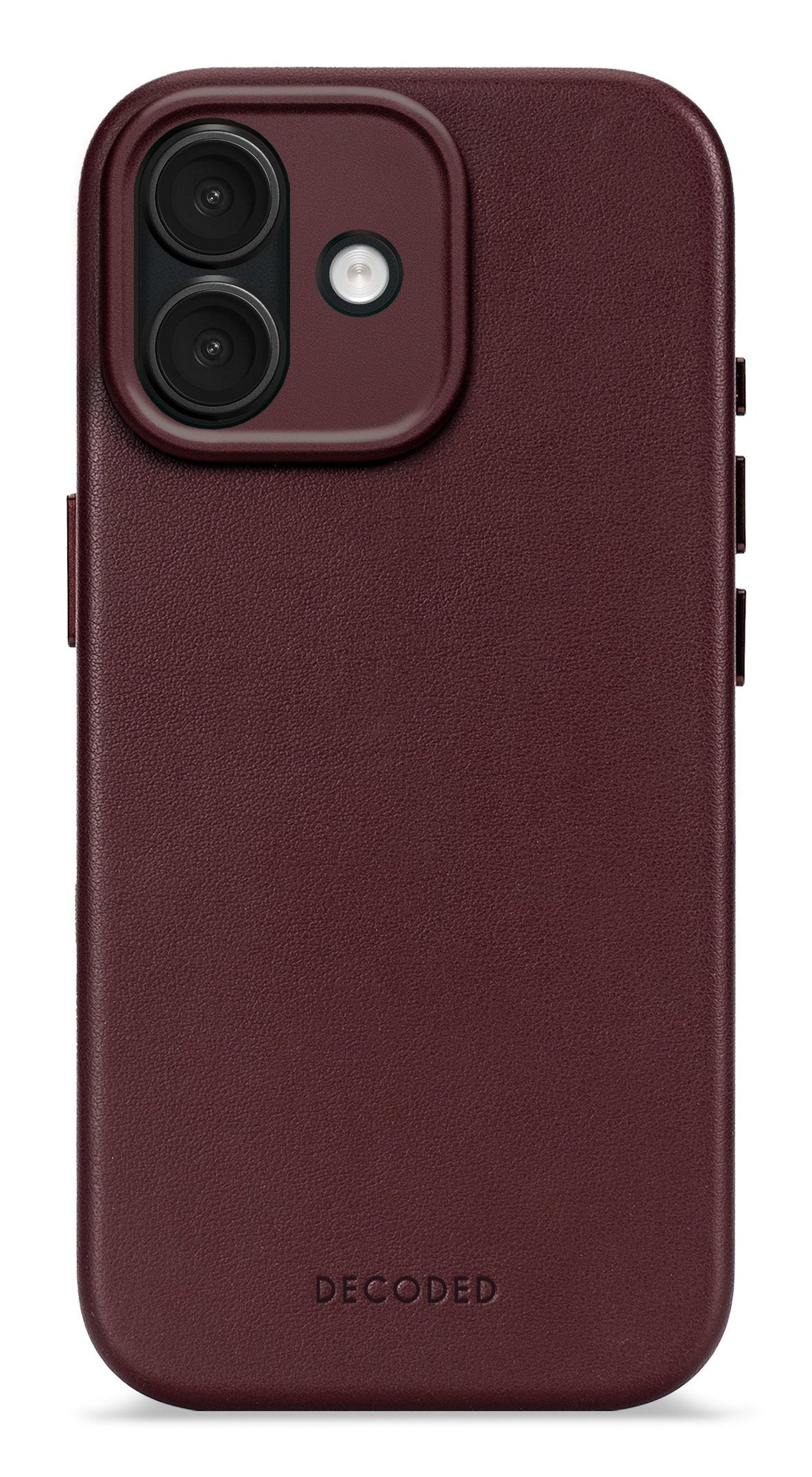 Decoded Leather Backcover Iphone 17 Dark Ruby