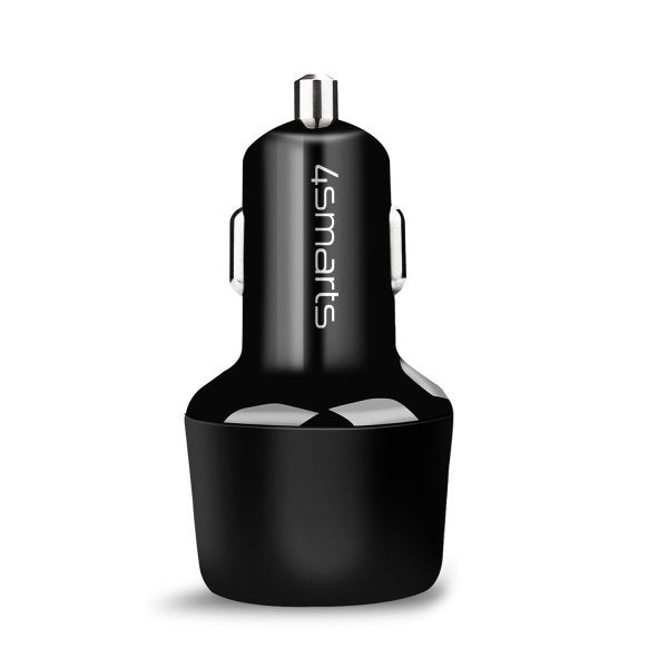 EAN 4252011900008 - 4smarts VoltRoad Ultimate Portátil, Smartphone, Tableta Negro Encendedor de cigarrillos Carga rápida Auto imagen 3