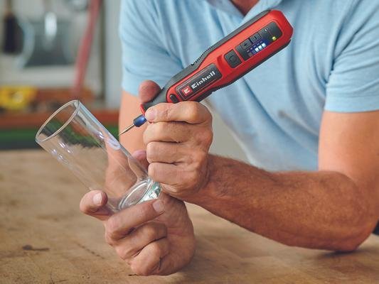 Amoladora Einhell Te-Mt 7,2 Li, Recta Rojo/Negro