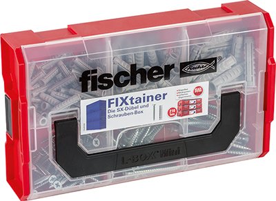 Caja De Tacos Y Tornillos Fischer Fixtainer - Sx (210)