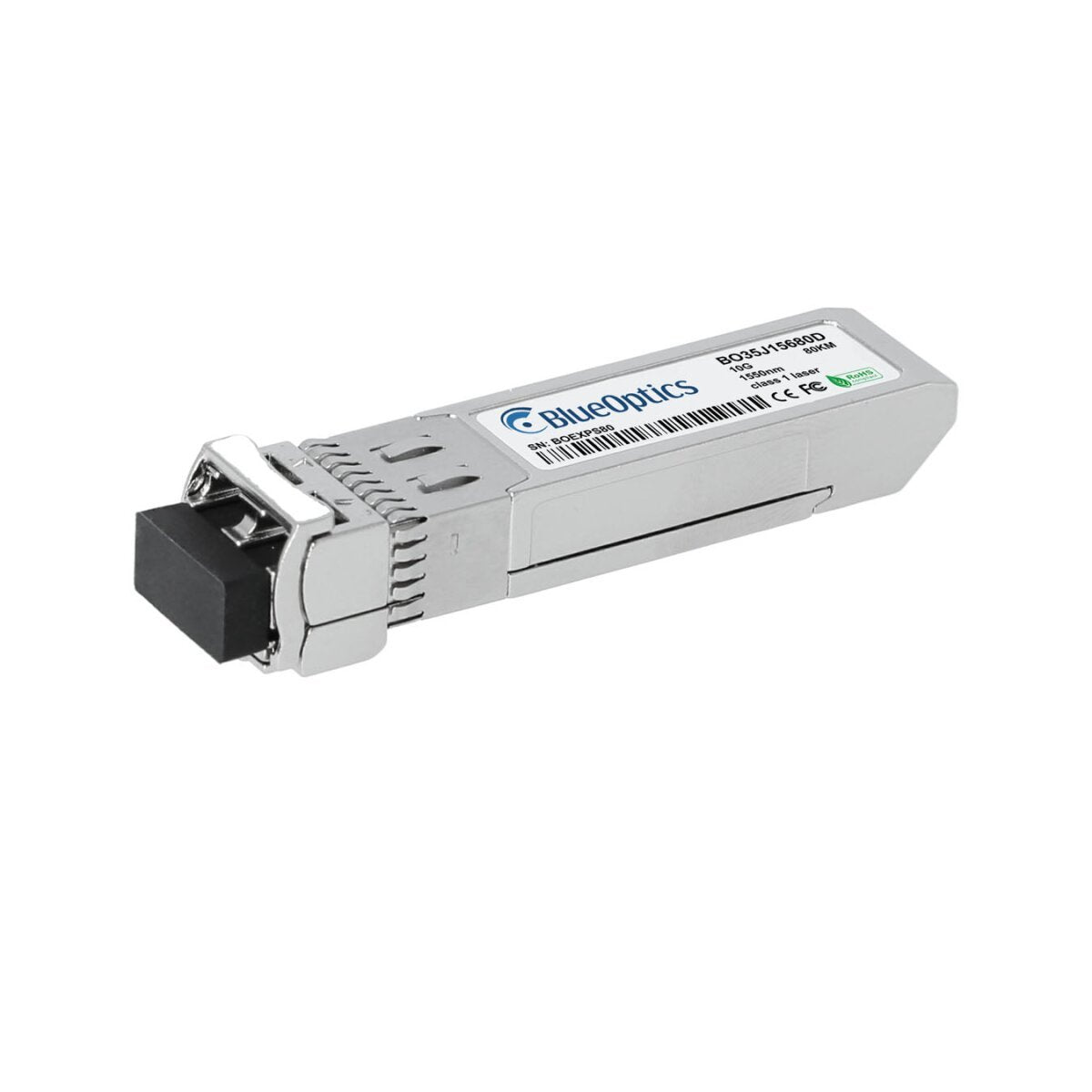Blueoptics Huawei 02310snn Blueoptics Bo35j15680d Sfp+ Transceiver, 10gbase-Zr, Singlemode Fiber, 1550nm, 80km