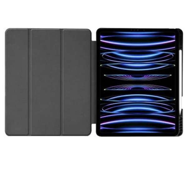 Funda Tablet Ipad Pro 12.9'' 2022/21 Smart Tri-Fold Negro Just In Case Compatible Con Ipad Pro 12.9 2022 (6th Gen) Y Ipad Pro 12.9 2021 (5th Gen)/ Activación-Reposo Automático/ Negro/ Slot Para Pen