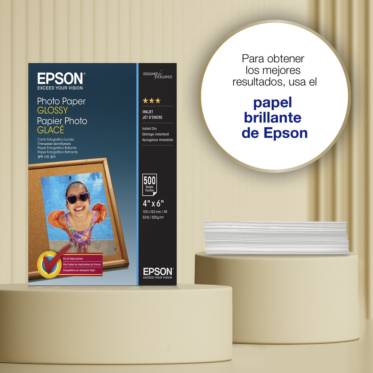 EAN 8715946529516 - Epson Photo Paper Glossy Brillo imagen 2