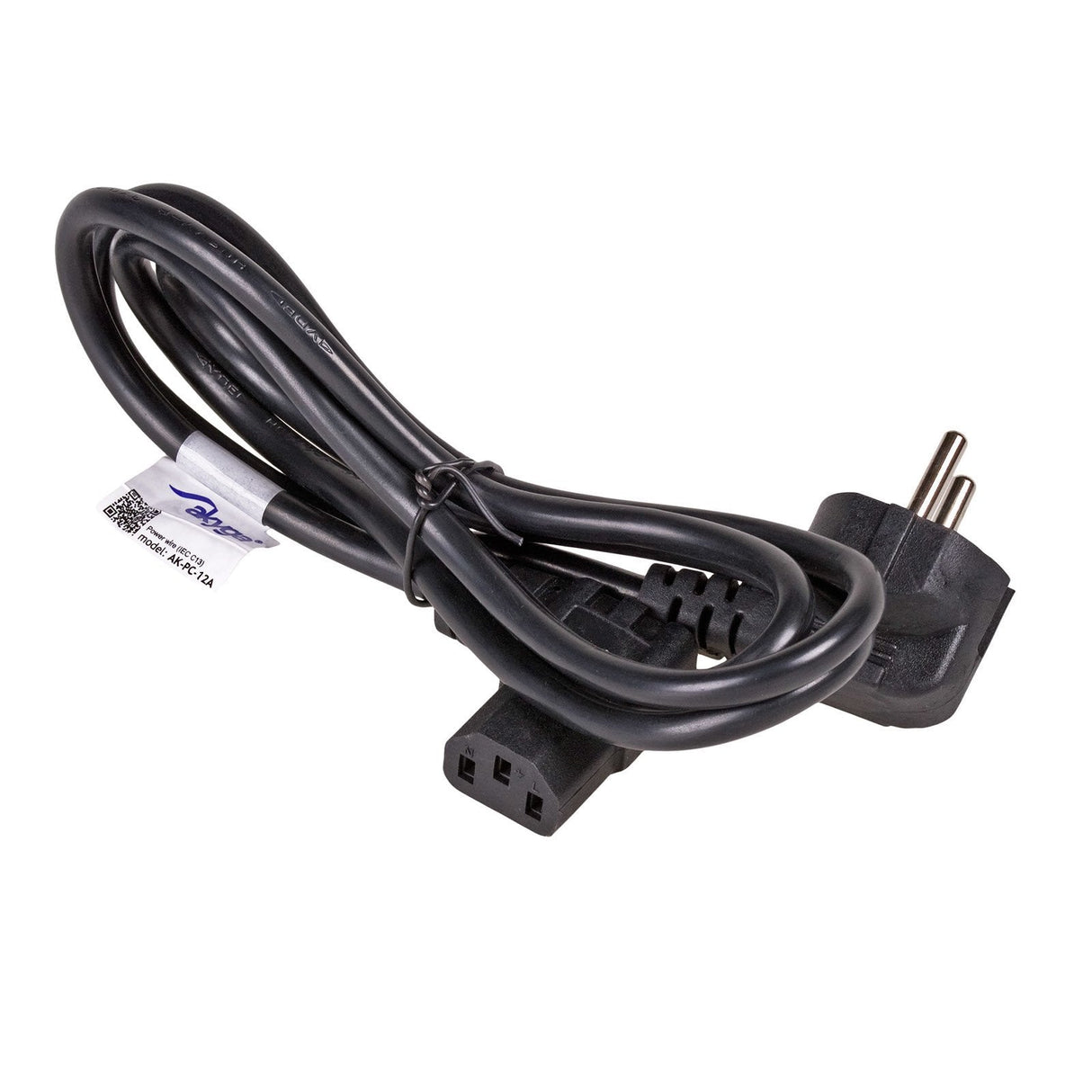 EAN 5901720136015 - Akyga AK-PC-12A cable de transmisión Negro 3 m CEE7/7 IEC C13 imagen 2