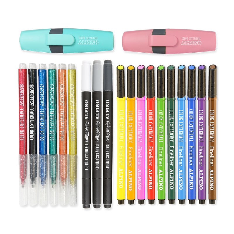 Alpino Set 20 Rotuladores Creativity Color Experience C/Surtidos