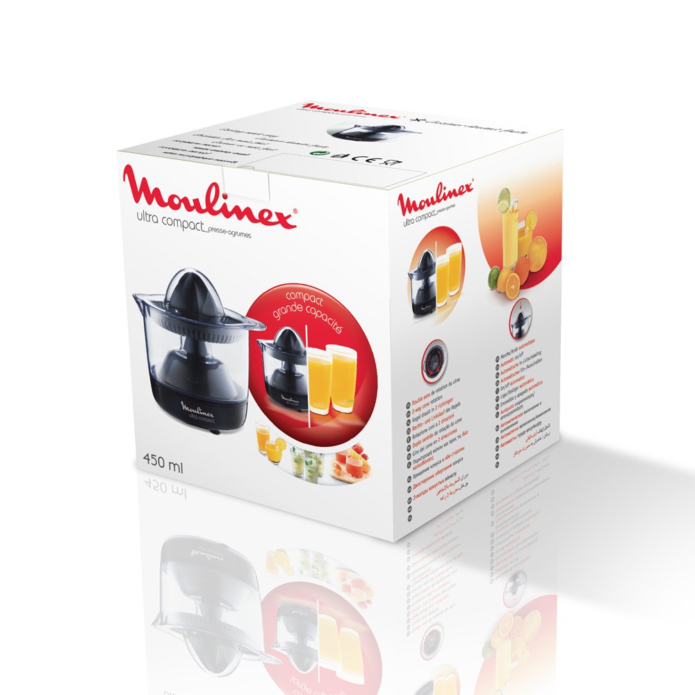 EAN 3045386363483 - Moulinex PC1208 prensa de cítricos eléctricos 0,45 L 25 W Negro imagen 2