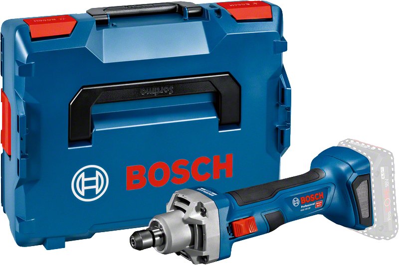 Amoladora Recta A Batería Bosch Professional Ggs 18v-20 Professional Solo Azul/Negro, Sin Batería Ni Cargador, En L-Boxx
