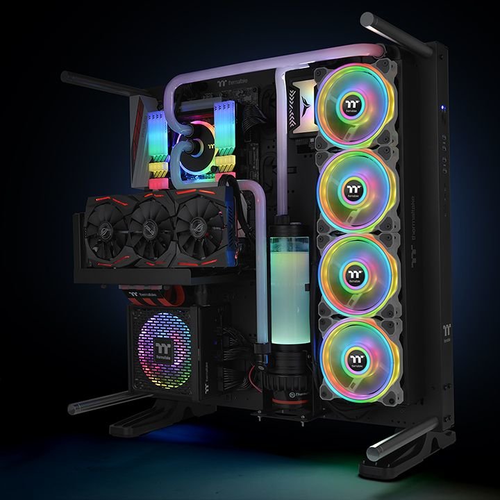 EAN 4713227523356 - Thermaltake Riing Quad 14 RGB Carcasa del ordenador Ventilador 14 cm Blanco imagen 5