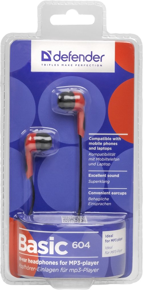 Defender Basic 604 Czarno-Czerwone