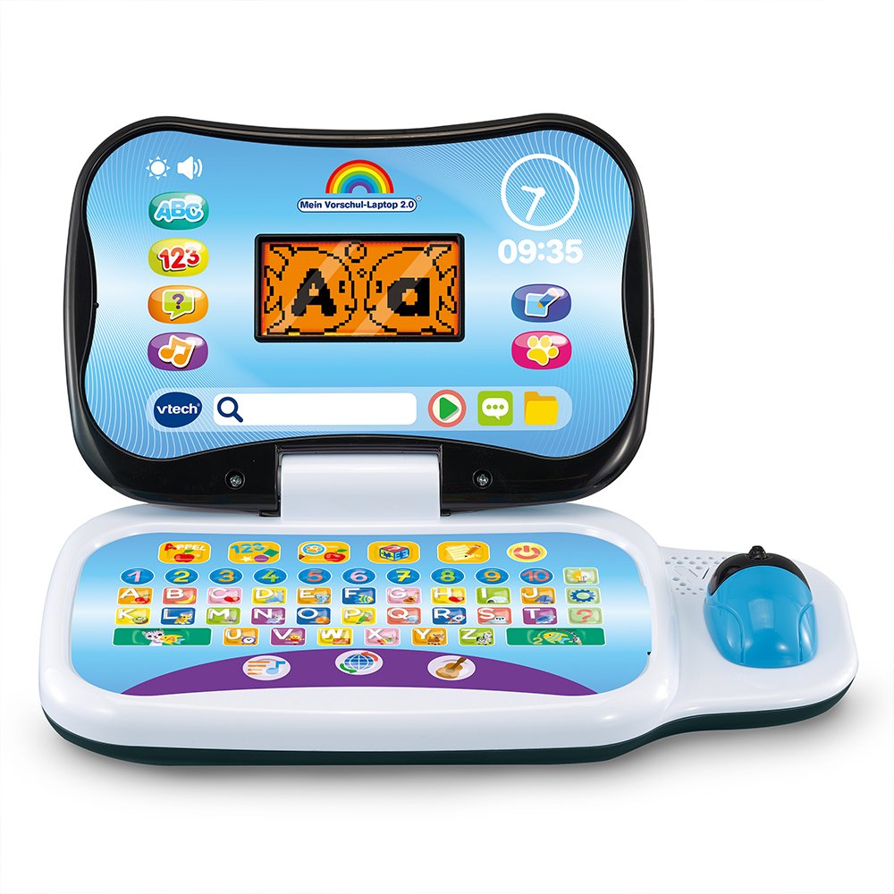 Vtech My Preschool Laptop 2.0, Aprendizaje De La Computadora Gris/Negro 80-524804