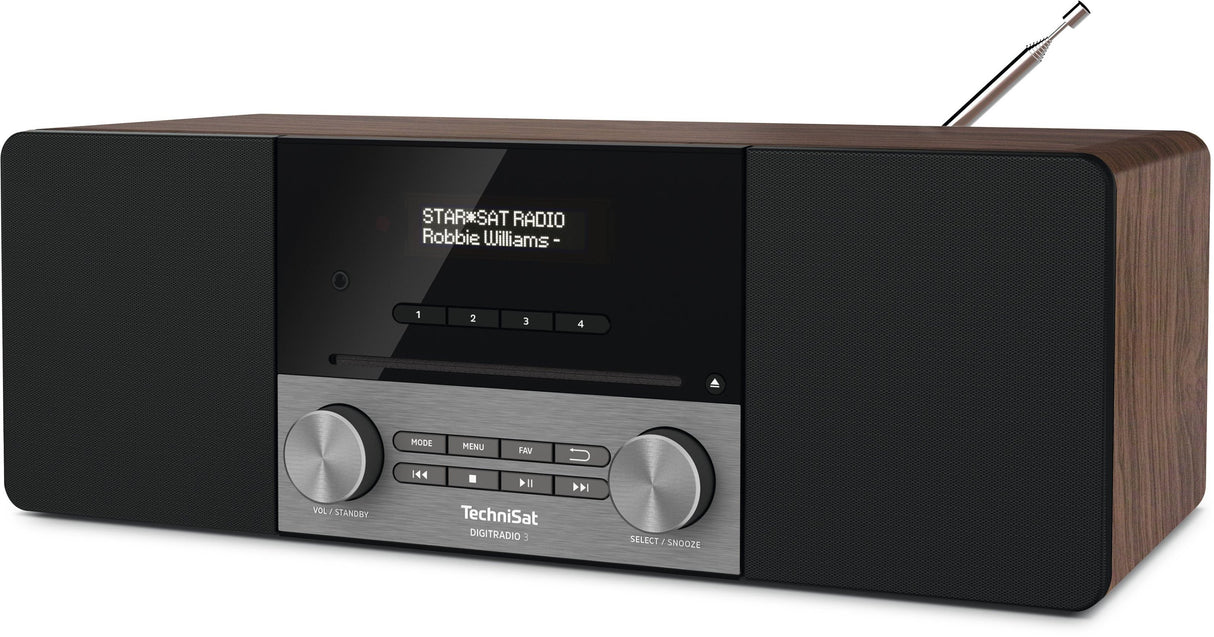 EAN 4019588439139 - TechniSat DigitalRadio 3 Portátil Analógico y digital Negro, Plata, Nuez imagen 4