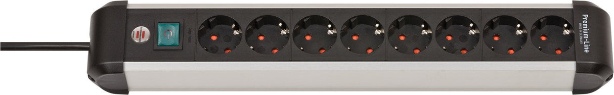 Brennenstuhl Premium-Alu-Line Regleta 8 Tomas 3m H05vv-F 3g1,5