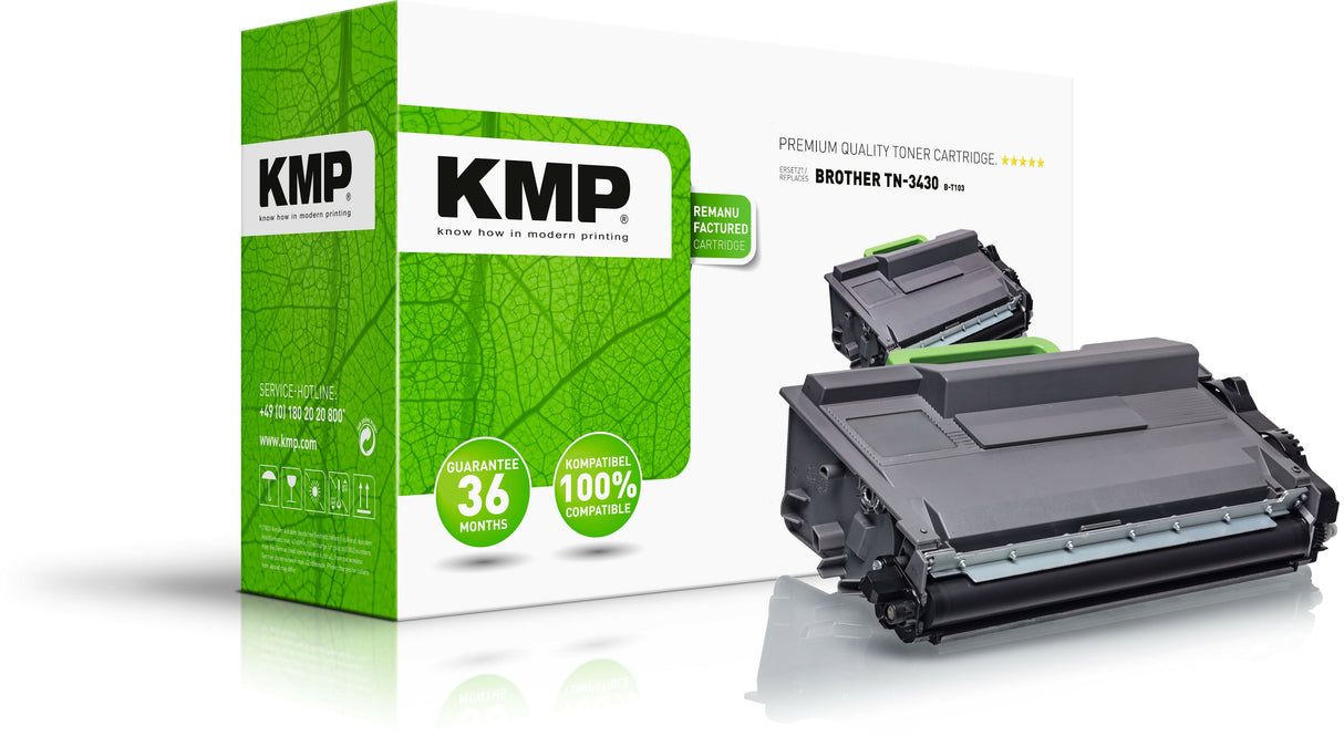 EAN 4011324374438 - KMP B-T103 cartucho de tóner 1 pieza(s) Compatible Negro imagen 1