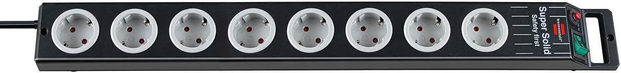 EAN 4007123602421 - Brennenstuhl 1153380118 base múltiple 2,5 m 8 salidas AC Negro, Gris imagen 1