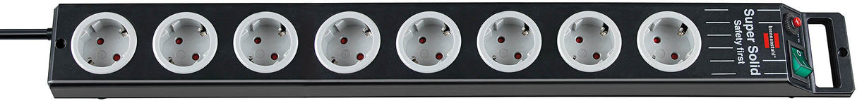 EAN 4007123602421 - Brennenstuhl 1153380118 base múltiple 2,5 m 8 salidas AC Negro, Gris imagen 1