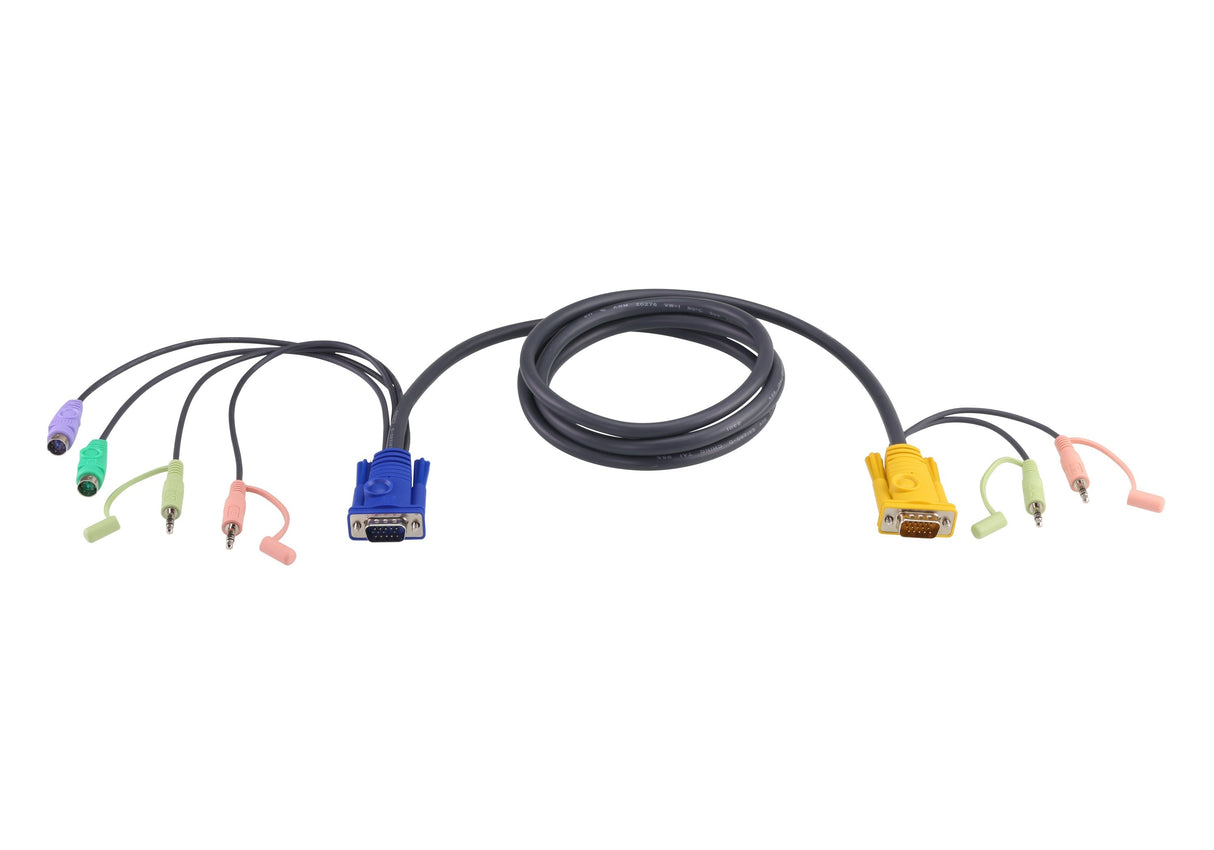 Aten Cable Kvm Ps/2 Con Audio Y Sphd 3 En 1 De 5 M