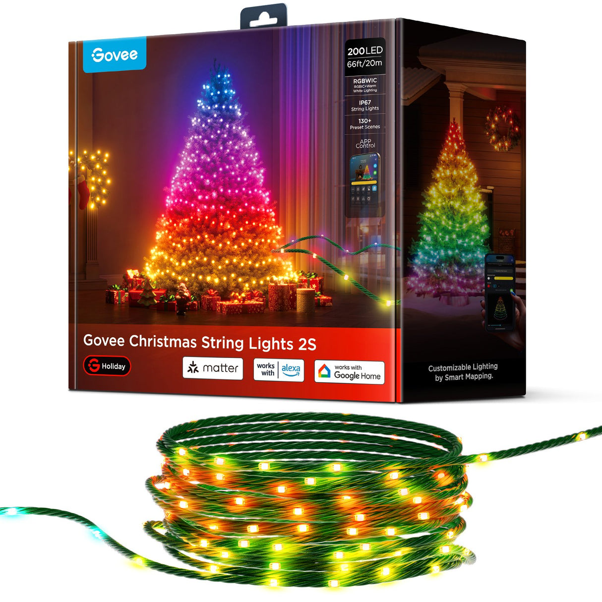 EAN 6974316990642 - Govee H80C4 Tira de luz inteligente Wi-Fi/Bluetooth 15 W imagen 1