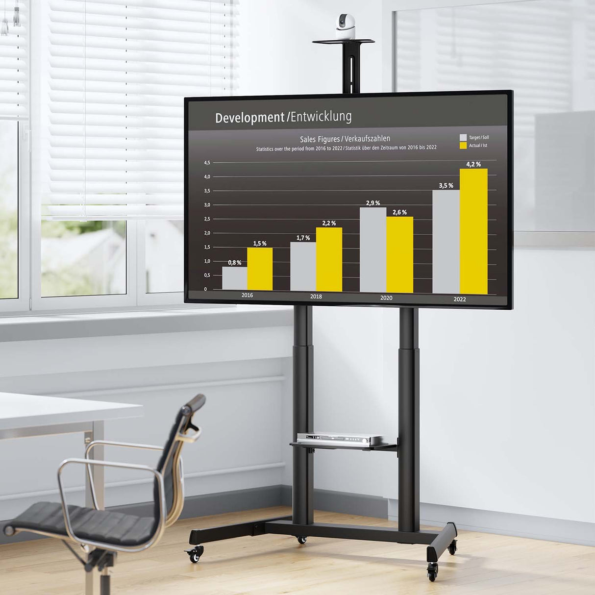 EAN 8435739903681 - AISENS FT100TE-403 soporte para TV 2,54 m (100") imagen 5
