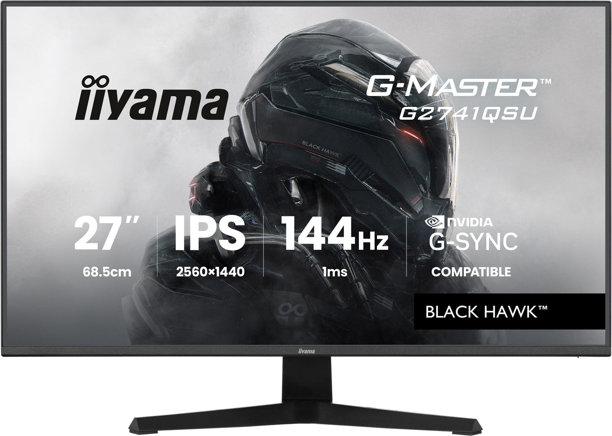 EAN 4948570126873 - iiyama G-MASTER G2741QSU-B1 pantalla para PC 68,6 cm (27") 2560 x 1440 Pixeles 4K Ultra HD QLED Negro imagen 1