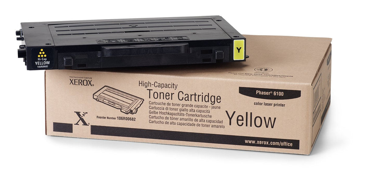 Original Xerox Toner Laser Amarillo 5.000 Paginas Phaser/6100