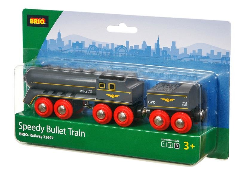 Brio World Black Ball Lightning Con Ténder, Vehículo De Juguete (Negro)