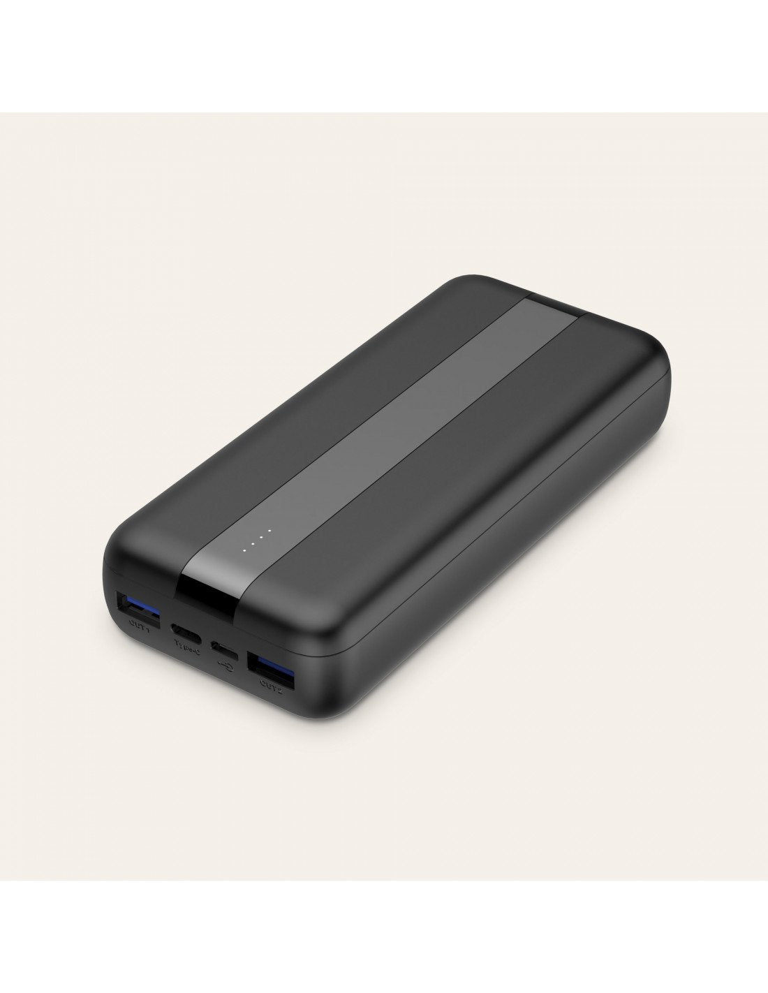 Contact Bateria Externa/Power Bank 20000mah 10w - Ultra Ligera - Carga Rapida Y Simultanea - 2x Usb-A, 1x Usb-C