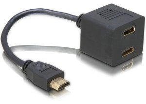 EAN 4014619045600 - DeLOCK Adapter HDMI male to 2x HDMI female cable HDMI 0,2 m HDMI tipo A (Estándar) 2 x HDMI imagen 1